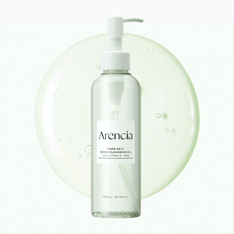 شوینده روغنی کنترل منافذ موچی آرنسیا (Pore melt mochi cleansing oil Arencia) — تصویر ۹