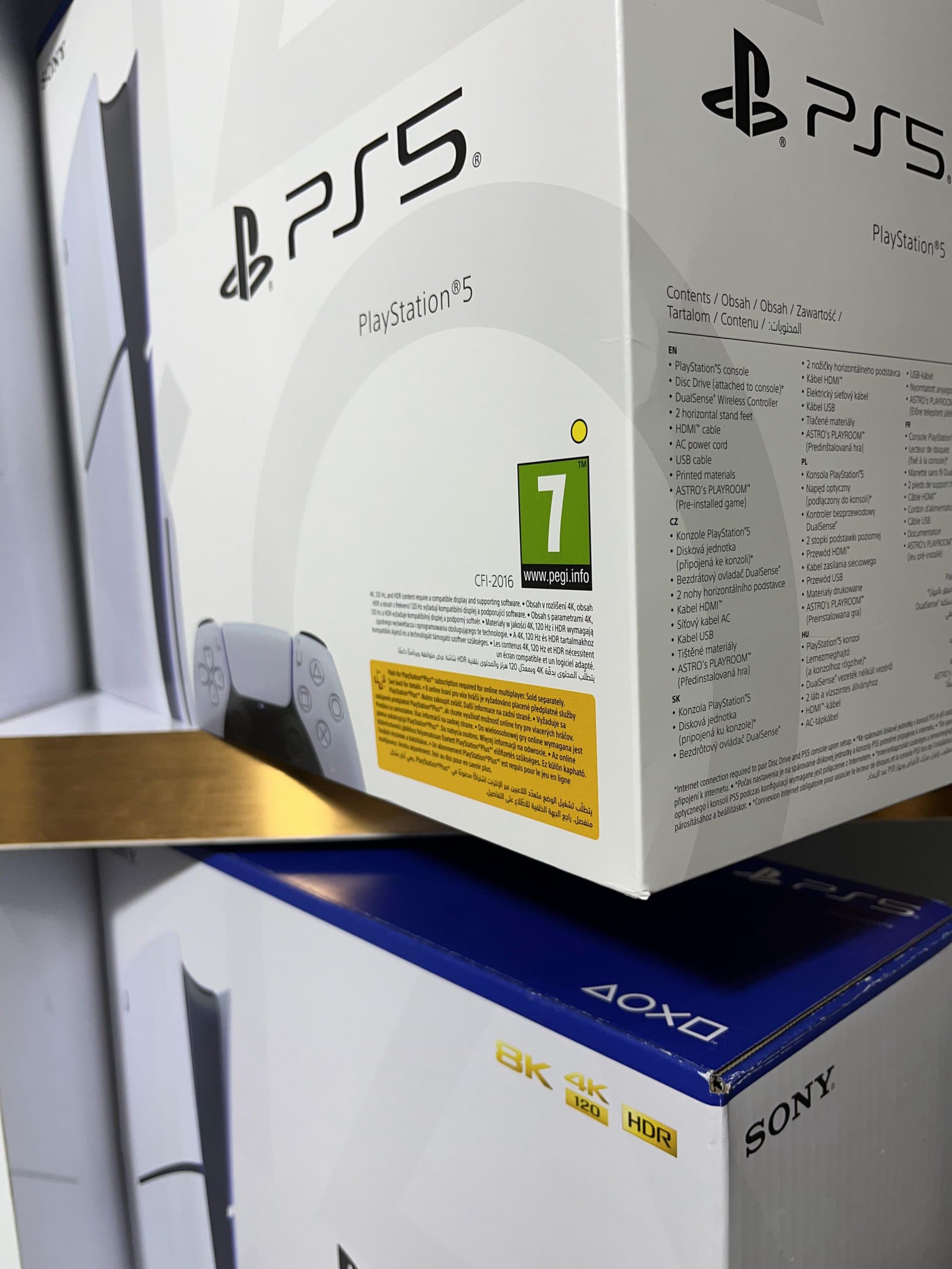 کنسول بازی سونی PS5 اسلیم استاندارد ا Sony PlayStation 5 Slim Drive+یک دسته سفید اضافه(فروش ویژه- ارسال همان روز کاری) — تصویر ۲