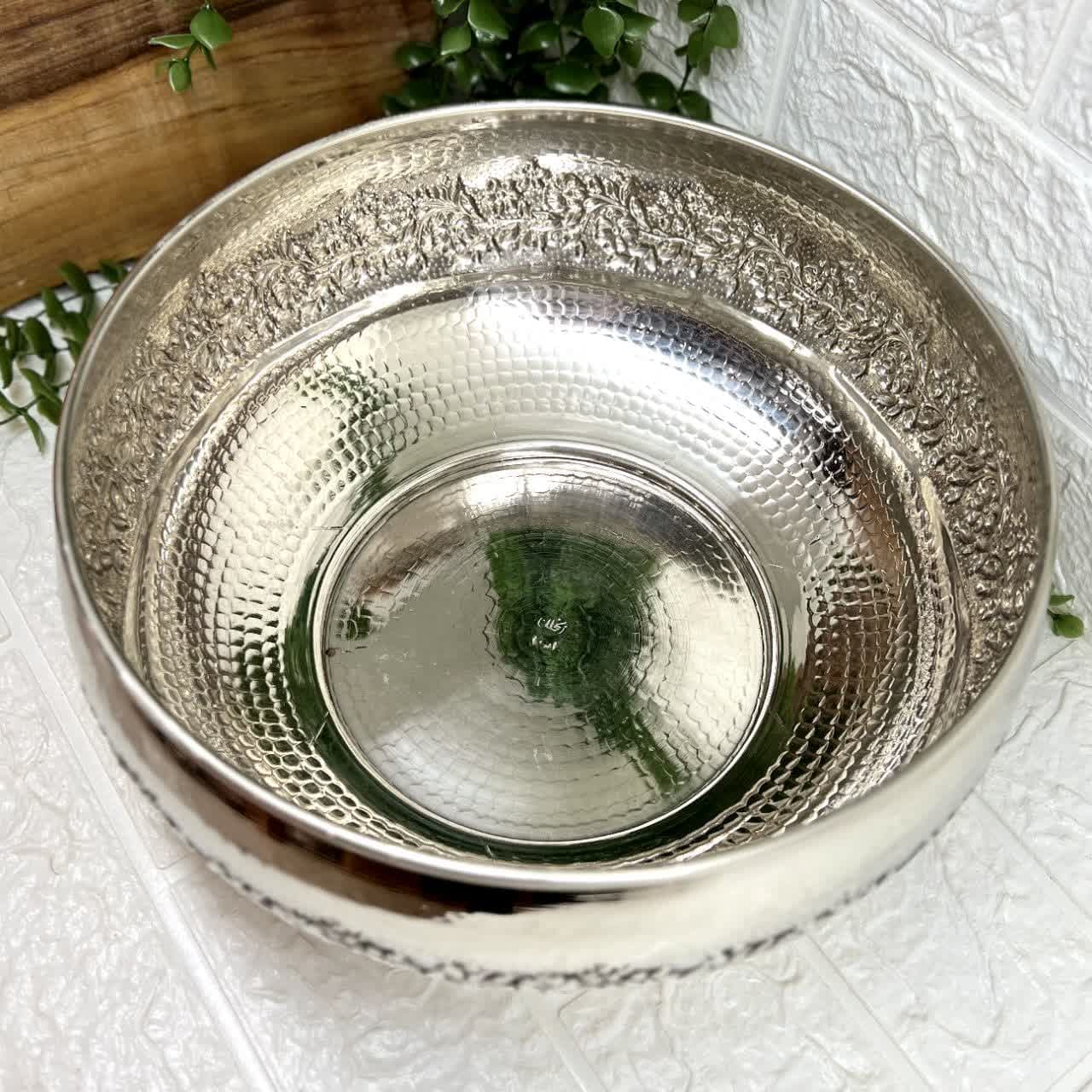 جدیدترین میوه خوری مسی کروم(مدل گلبرگ) — تصویر ۲