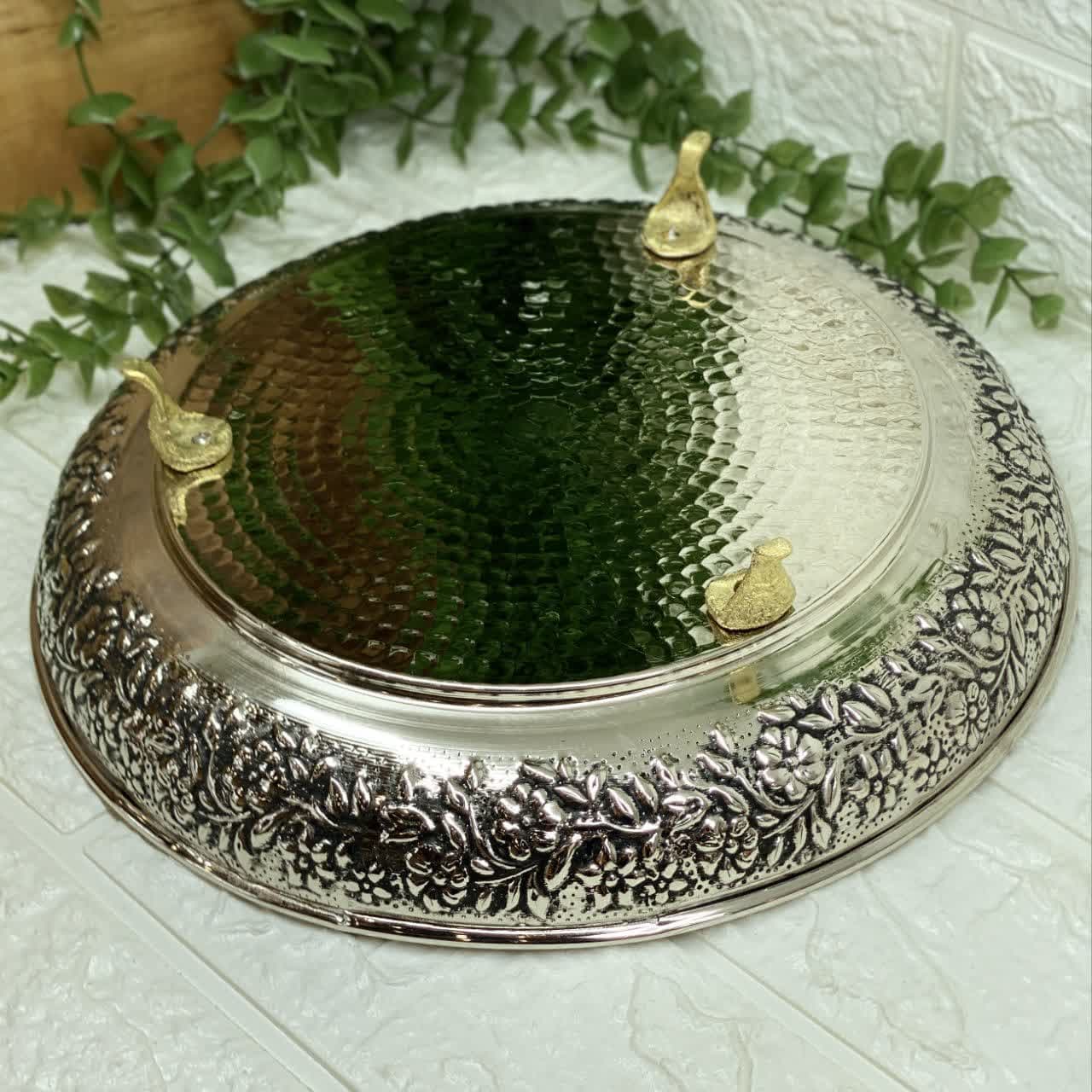 جدیدترین شیرینی خوری کروم (مدل گلبرگ) — تصویر ۲