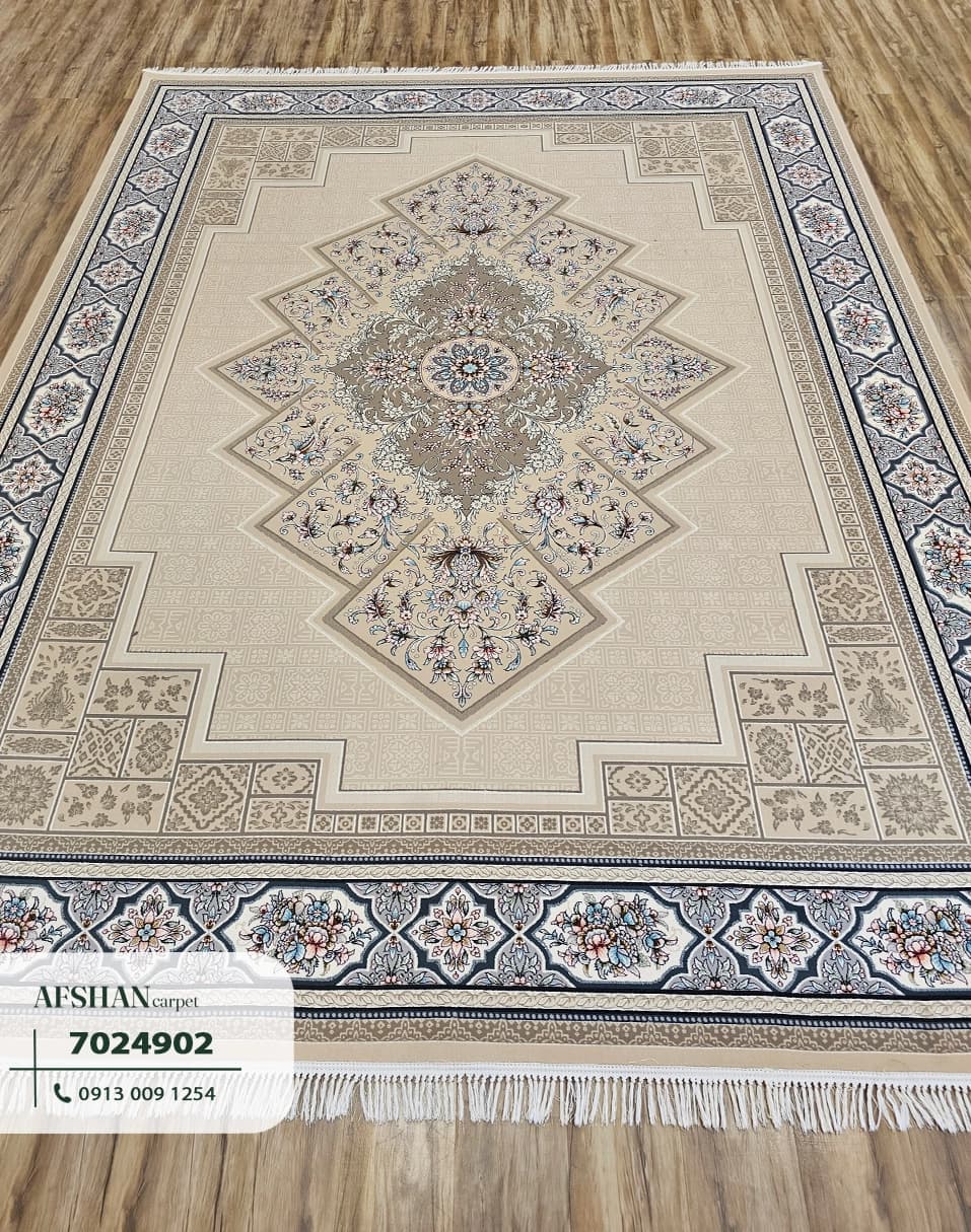 فرش ۷۰۰ شانه آکرلیک طرح ارم کد 7024902 آرزو — تصویر ۹