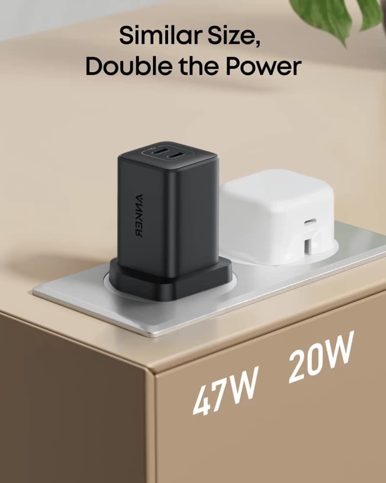 شارژر دیواری 47 وات انکر مدل (A2039) Anker 523 Charger Nano 3, 47W — تصویر ۸