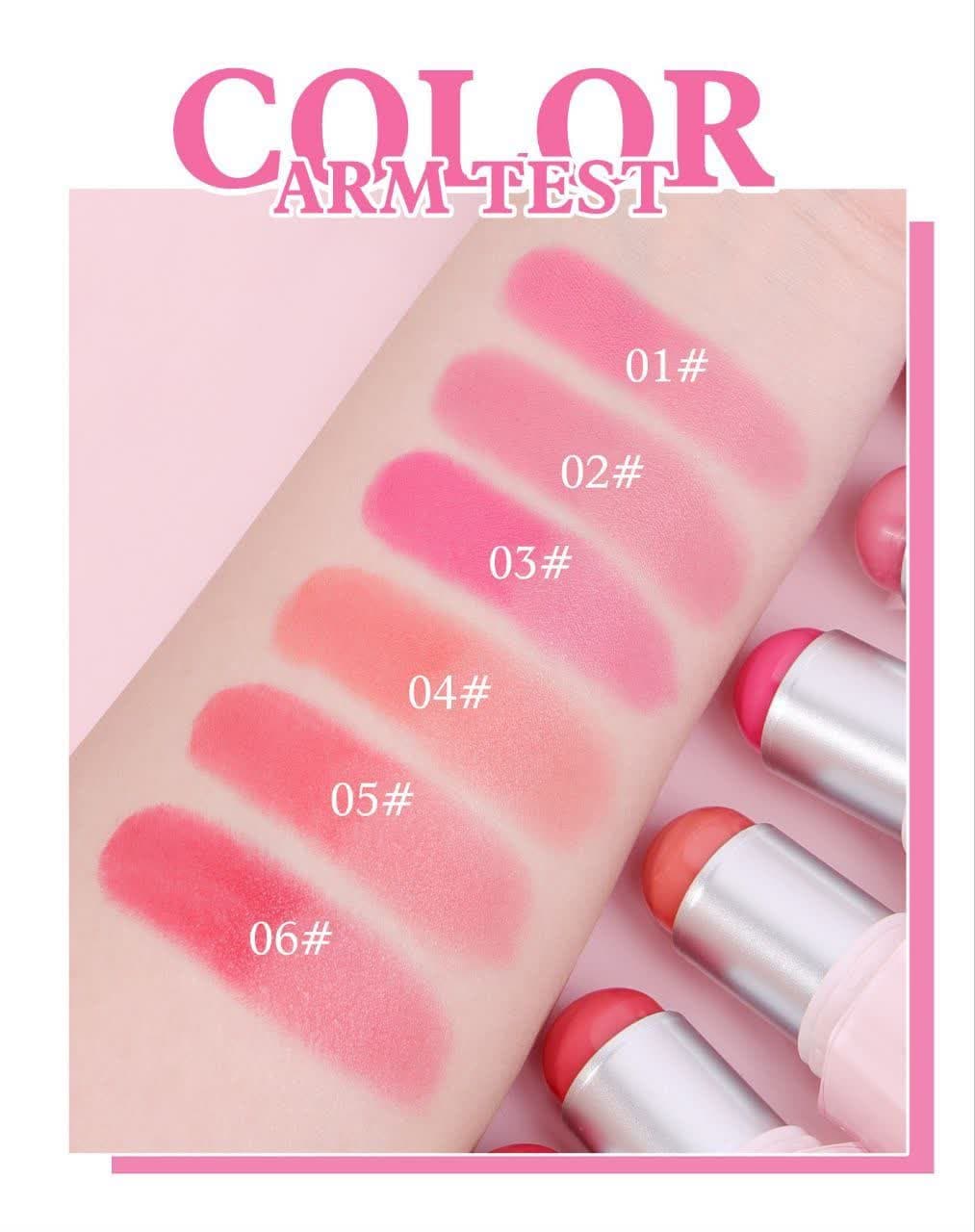 رژگونه خمیری استیکی کره ای اولی بولا Olibolla blush no la-b282 اورجینال وارداتی — تصویر ۸