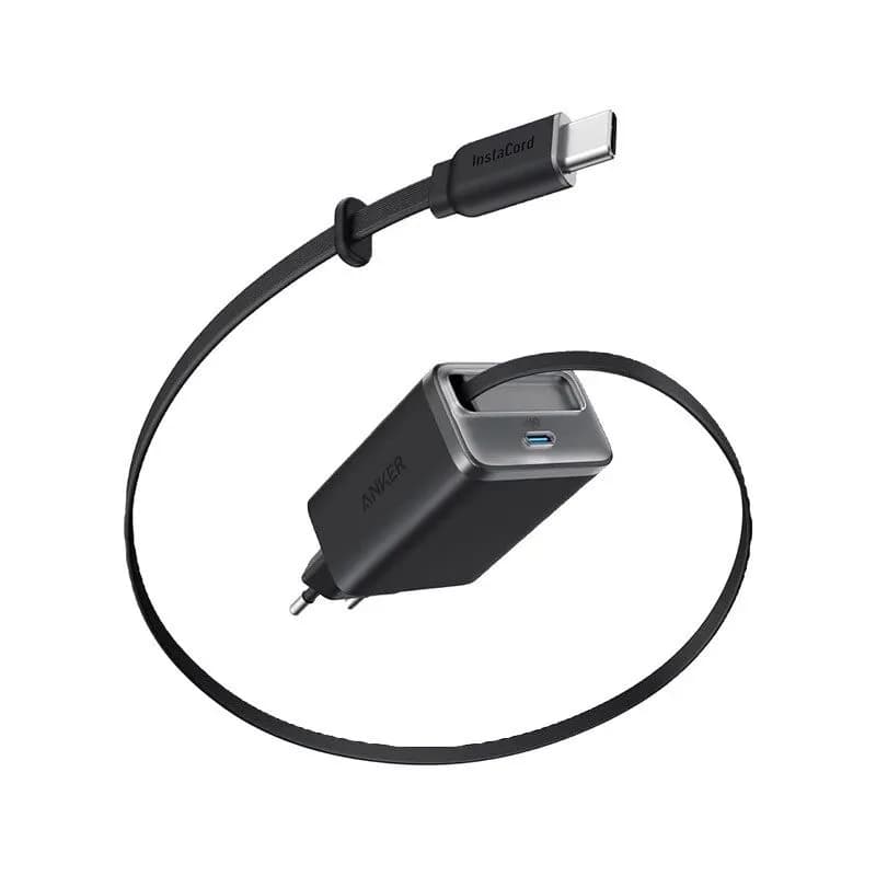 شارژر دیواری انکر به همراه کابل USB-C داخلی جمع‌شونده مدل (A2658G11) Anker Nano Charger USB-C Cable — تصویر ۵