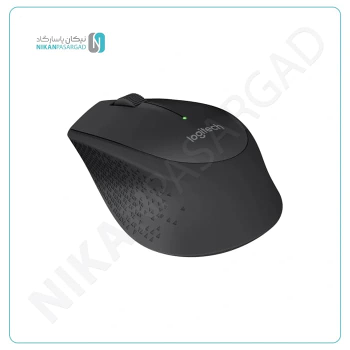ماوس بی‌سیم لاجیتک مدل M280 Comfort PLUS با حسگر لیزری، دارای 3 کلید، طراحی ارگونومیک، رابط USB، باتری آلکالاین قلمی، دقت 1000 DPI — تصویر ۴