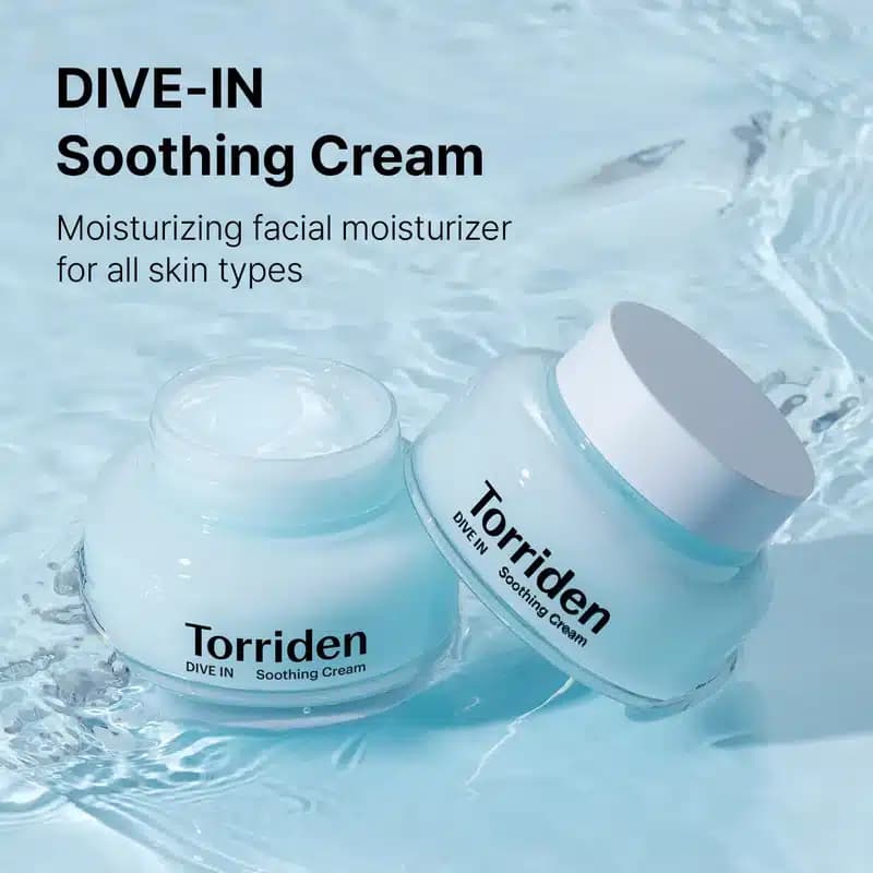 کرم مرطوب کننده و تسکین دهنده هیالو اسید توریدن Torriden DIVE-IN Soothing Cream — تصویر ۷