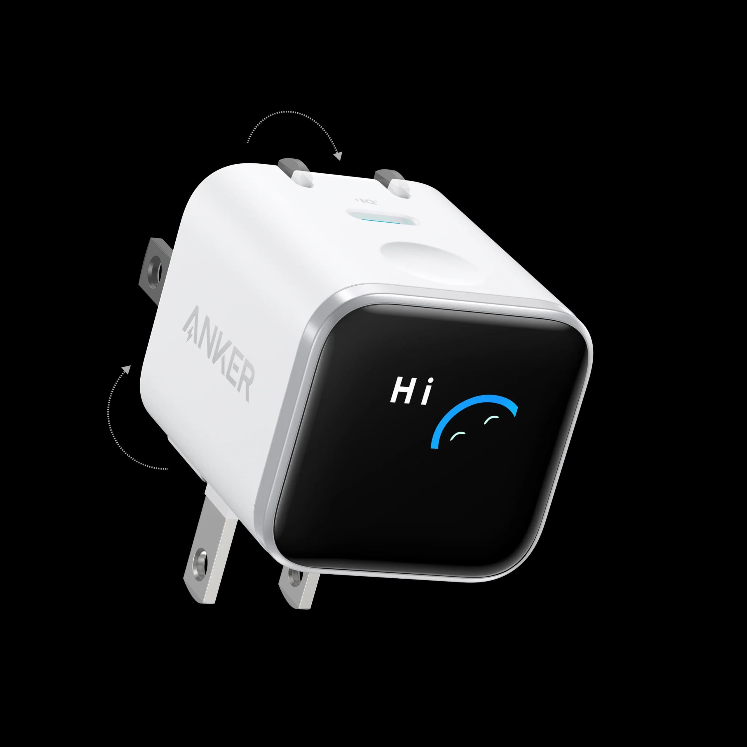شارژر دیواری انکر 45 وات مدل A121D با نمایشگر هوشمند Anker Nano Charger 45W, Smart Display, — تصویر ۲