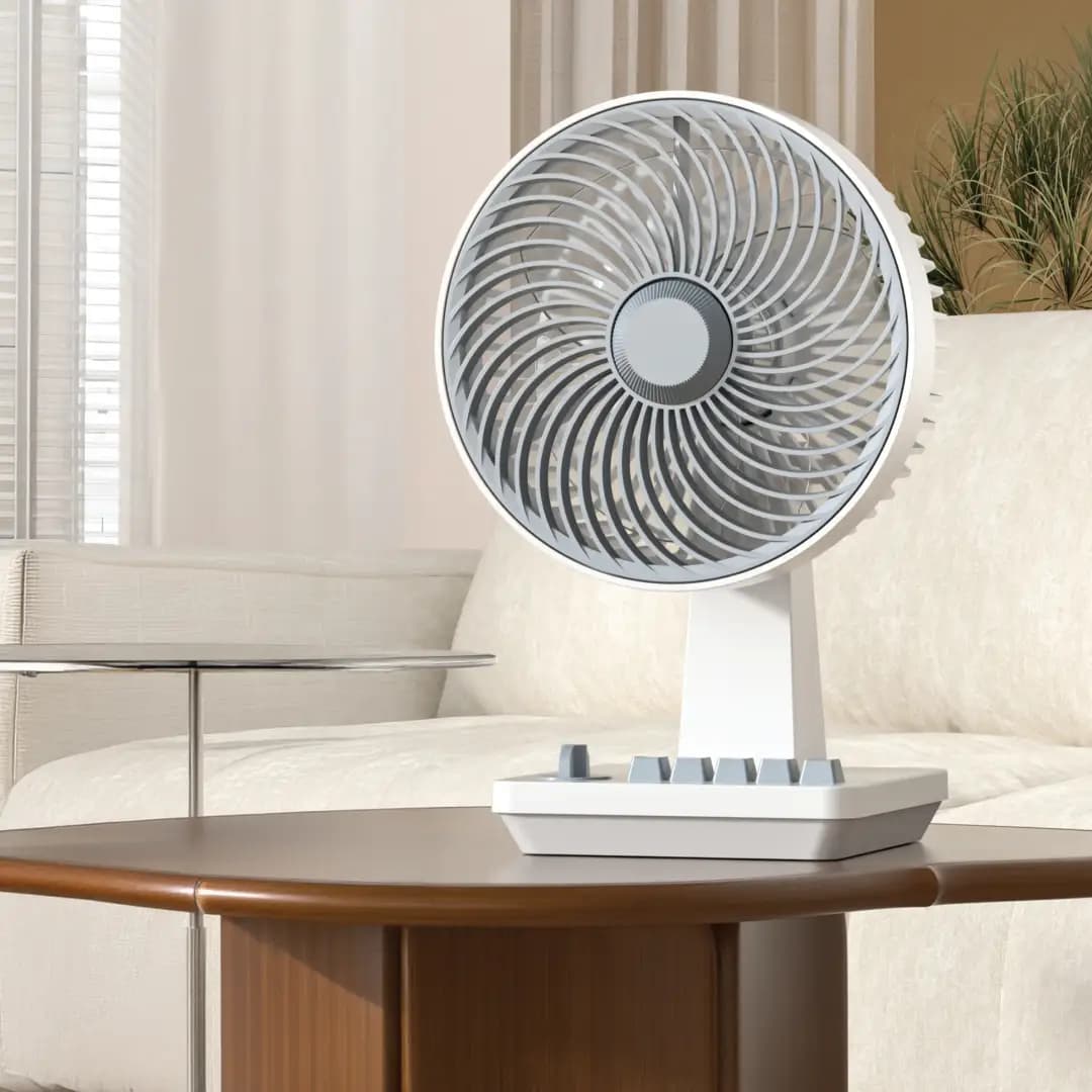 پنکه رومیزی شارژی قابل حمل Classic گرین لاین(GNPF23DEFANWH)Green Lion Classic 8″ Desktop Fan – White — تصویر ۷