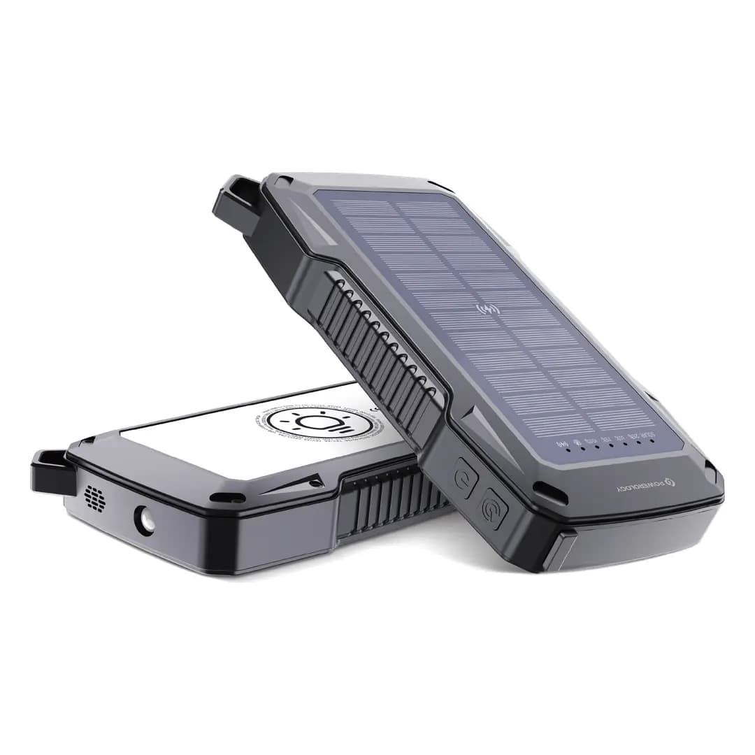 پاوربانک خورشیدی 40 هزار Helio Lux پاورولوژی(PPBCHA926BK)Powerology Helio Lux 40000mAh Solar Power Bank – Black — تصویر ۵