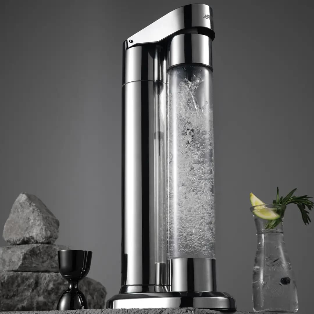 سودا ساز یا دستگاه گازدارکننده آب 1 لیتری لپرسو(LPCFFSSM0097)Lepresso Fizznest Sparkling Water Machine — تصویر ۷