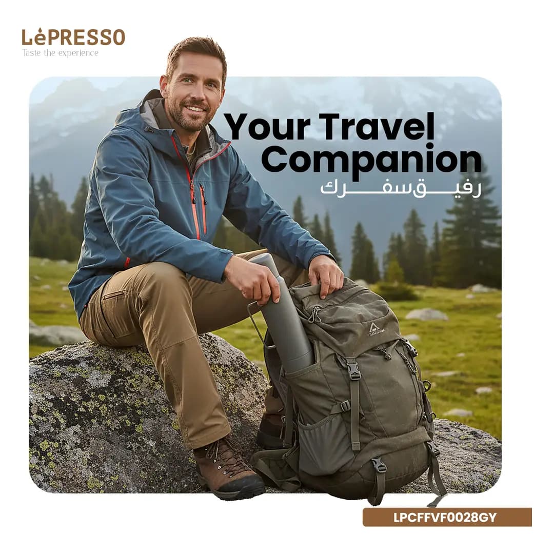 فلاسک دو جداره 1.2 لیتر Vacaflow لپرسو(LPCFFVF0028GY)Lepresso Vacaflow Double Wall Insulated Vacuum Bottle – Grey — تصویر ۷