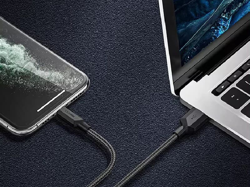 کابل تبدیل usb-C به لایتنینگ recci مدل RTC-N22L طول 1 متر — تصویر ۲