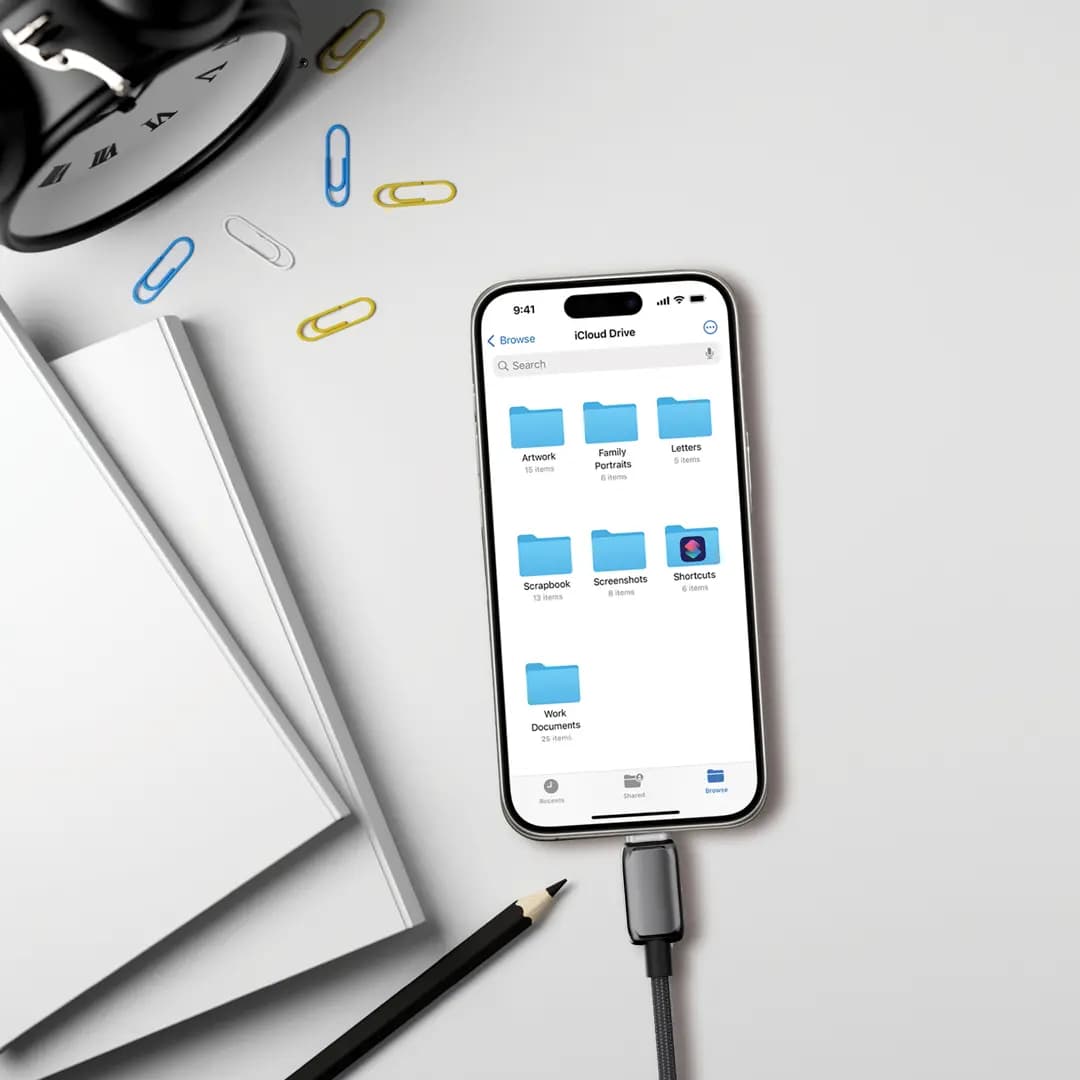 کابل USB-C به USB-C سری زینکو 240 وات پاورولوژی(PWDC240DGY)Powerology Zinco Series 240W USB-C Cable – Dark Gray — تصویر ۵