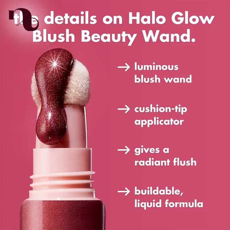 رژگونه مایع الف مدل Halo Glow Beauty Wand Blush e.l.f. Halo Glow Beauty Wand Liquid Blush — تصویر ۸