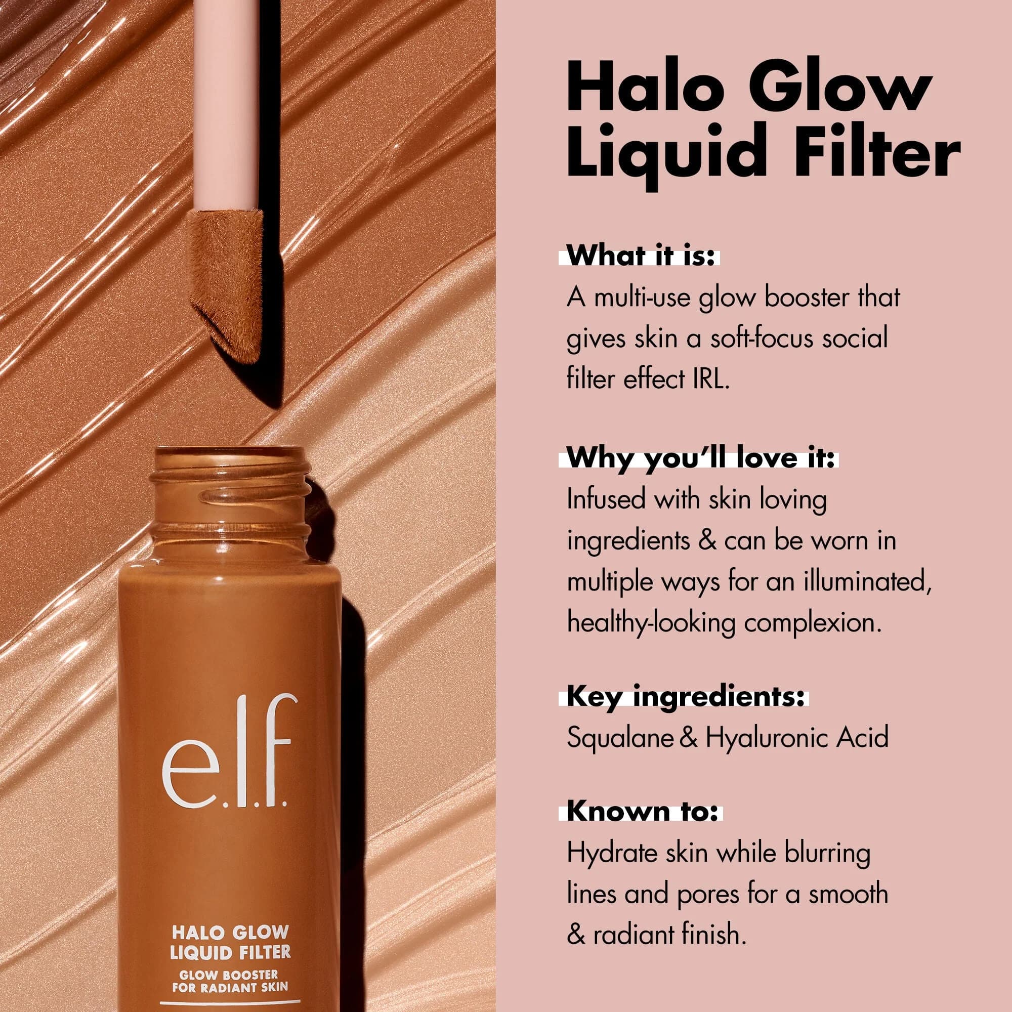 کرمپودر چند منظوره الف Halo Glow Liquid Filter — تصویر ۶