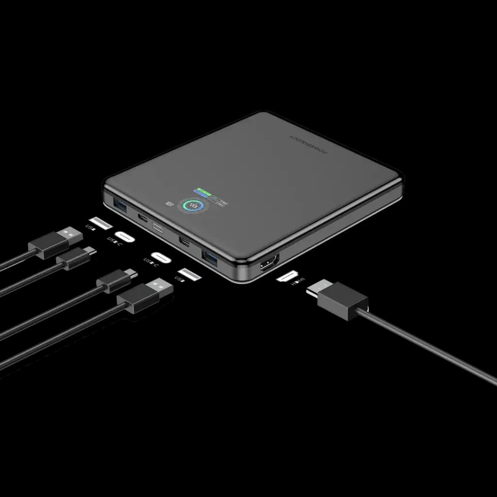 پاوربانک 20 هزار میلی آمپر VoltStream پاورولوژی(PPBCHA89BK)Powerology VoltStream 20000mAh Power Bank – Black — تصویر ۷