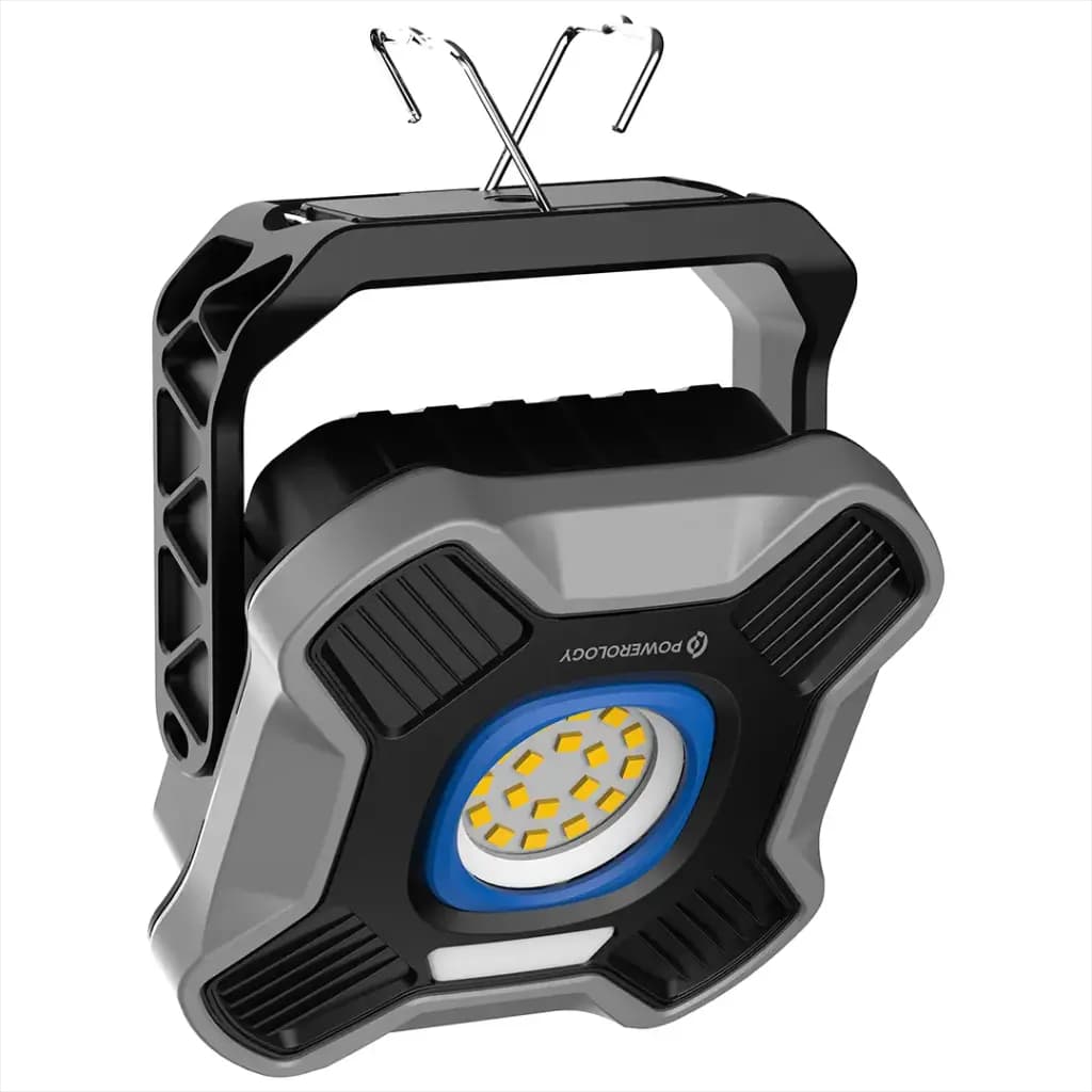 چراغ کار شارژی Brillite پاورولوژی(PWZF40138BK)Powerology Brillite 3600mAh Work Light – Black — تصویر ۵