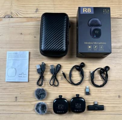 میکروفون بی سیم یقهای Boss R8 — تصویر ۹