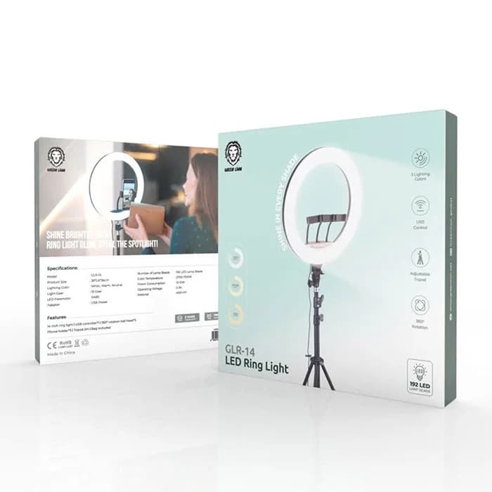 رینگ لایت گرین لاین مدل GLR-14 GNRNGLIT14 همراه با پایه — تصویر ۴