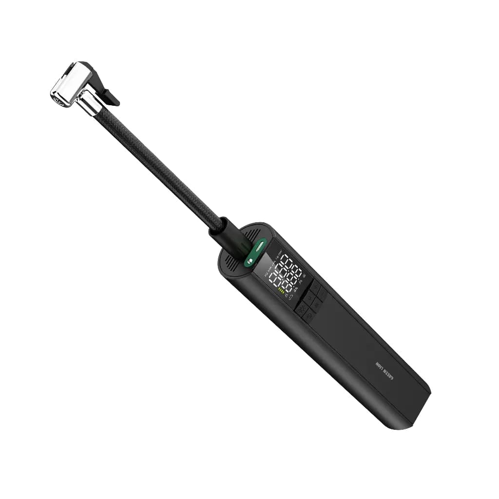 پمپ باد شارژی GL-A3 با قدرت 150 PSi گرین لاین(GNGLA3TINFBK)Green Lion GL-A3 Tire Inflator 150 PSI – Black — تصویر ۱۲