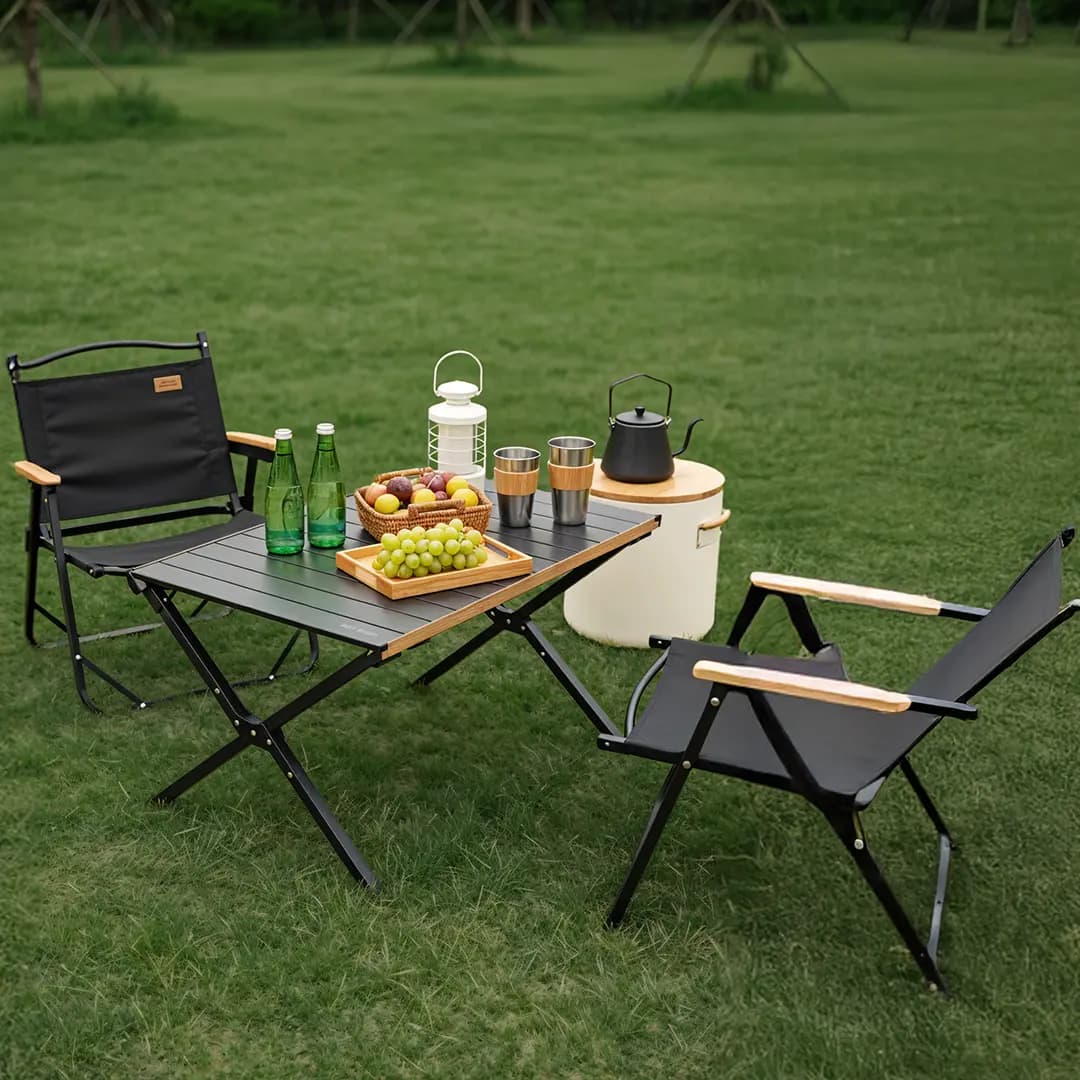 میز کمپینگ تاشو CAMP T3 گرین لاین(GNCMPT3FTBBK)Green Lion Camp T3 Foldable Camping Table – Black — تصویر ۲