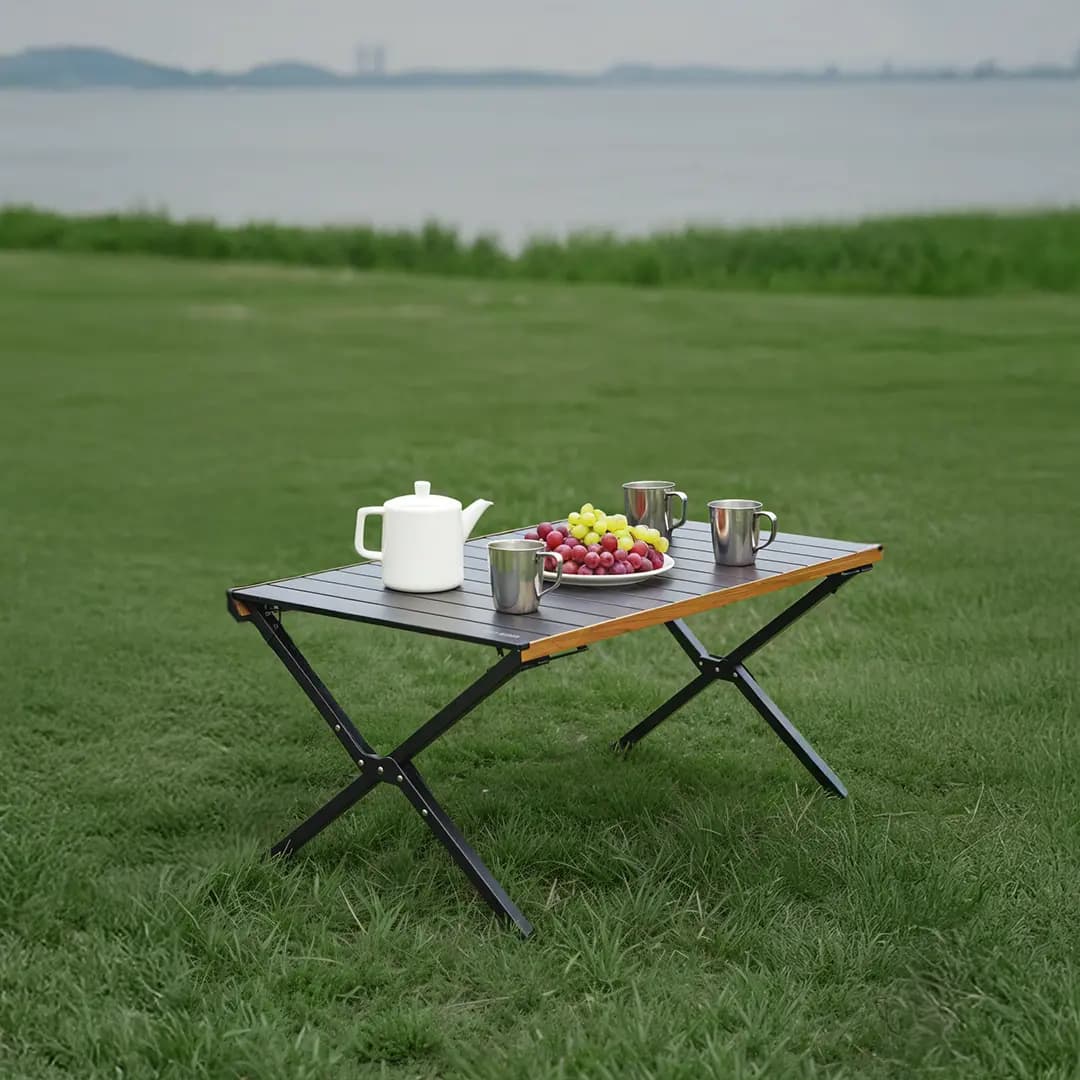 میز کمپینگ تاشو CAMP T3 گرین لاین(GNCMPT3FTBBK)Green Lion Camp T3 Foldable Camping Table – Black — تصویر ۸