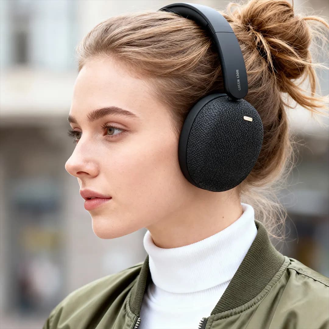 هدفون بلوتوثی Denmark گرین لاین(GNDNMRKWHP)Green Lion Denmark Wireless Headphone — تصویر ۸