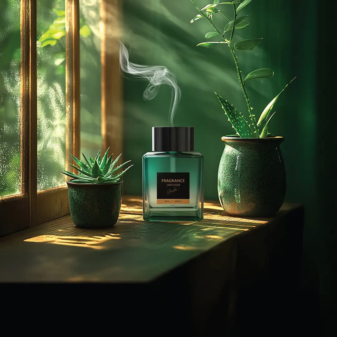 خوشبوکننده و پخش کننده عطر Mega گرین لاین(GNMEGAFRDGN)Green Lion Mega Fragrance Diffuser – Green — تصویر ۲
