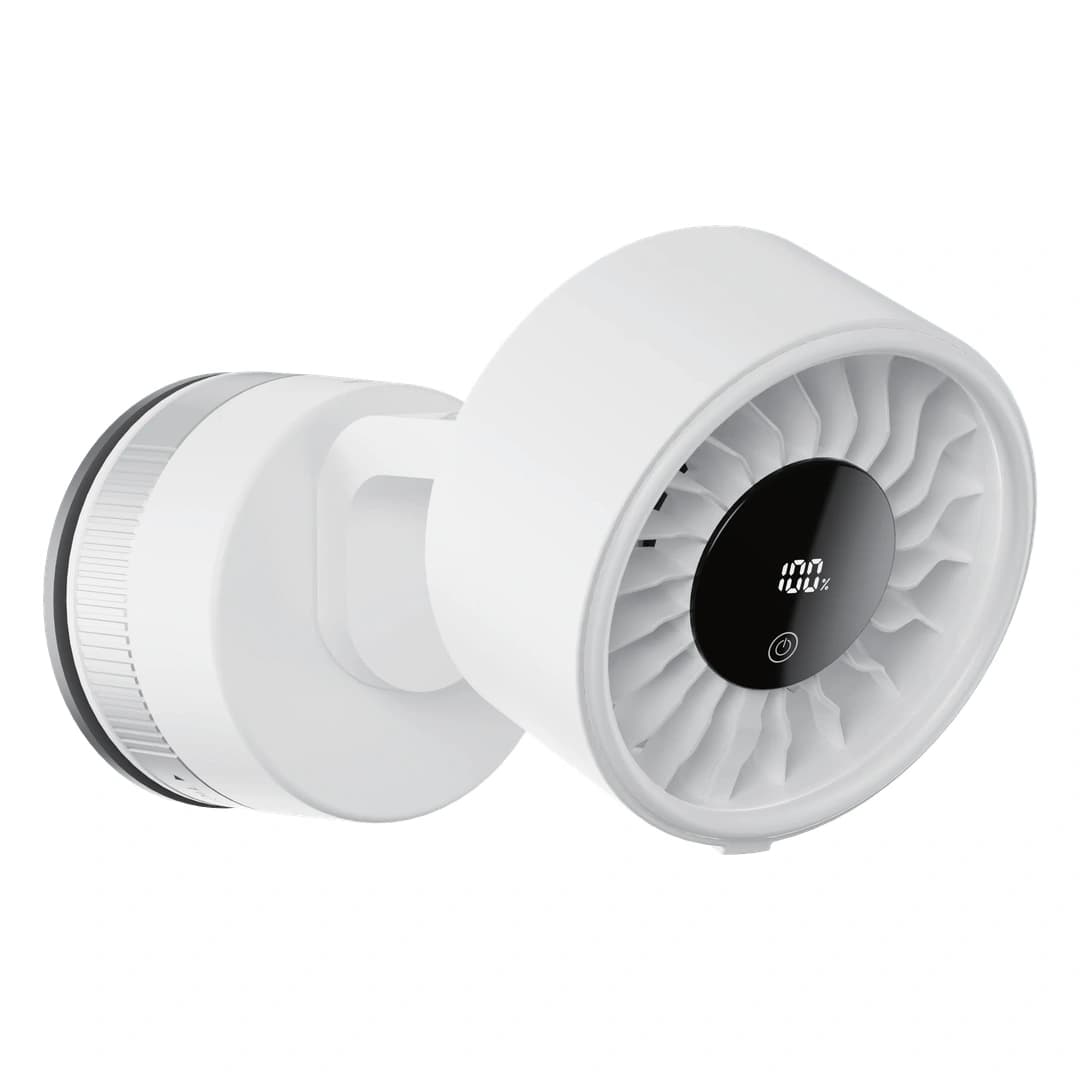 پنکه شارژی قابل حمل Chillo Luxe پرودو(PDLFSTF608WH)Porodo Chillo Luxe Portable Suction Cup Fan with 4000mAh Rechargeable Battery — تصویر ۵