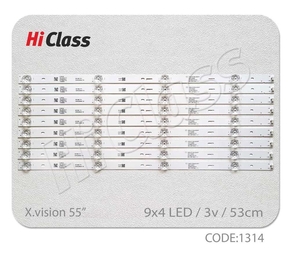بک لایت تلویزیون ایکس ویژن 55 اینچ مدل 55XT515