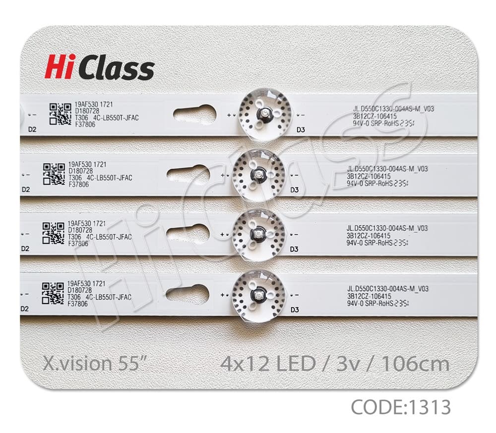 بک لایت تلویزیون ایکس ویژن 55 اینچ مدل 55XT530 – 55XT540 — تصویر ۵