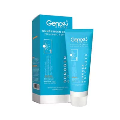 کرم ضد آفتاب پوست خشک SPF50 سانوژن (بی رنگ) — تصویر ۵