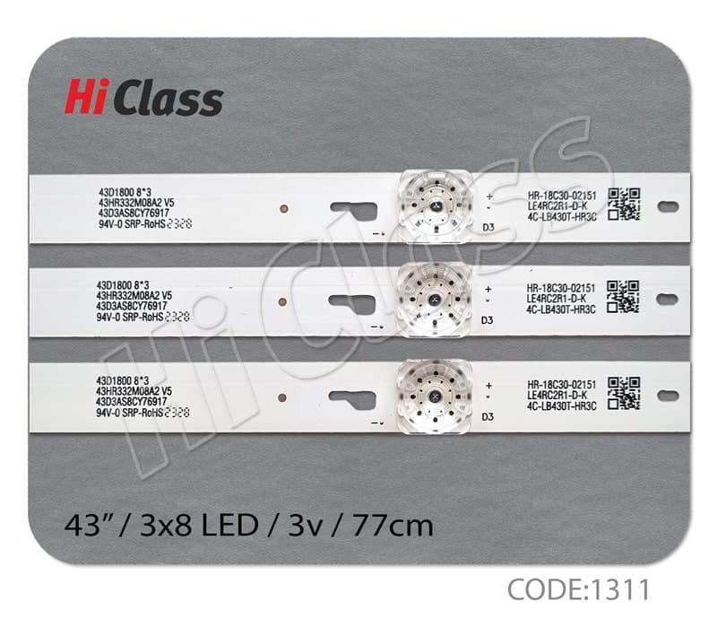 بک لایت تلویزیون ایکس ویژن 43 اینچ مدل 43XT520 – 43XT515 — تصویر ۵