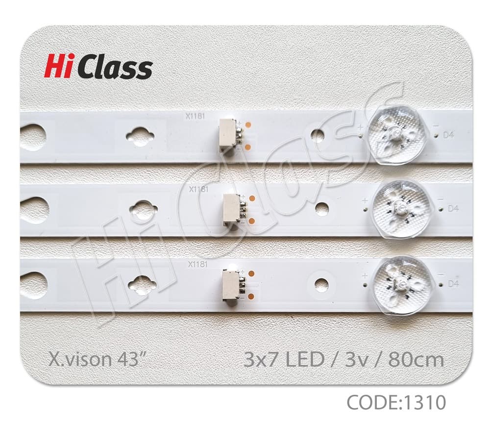 بک لایت تلویزیون ایکس ویژن 43 اینچ مدل 43XT725 — تصویر ۴