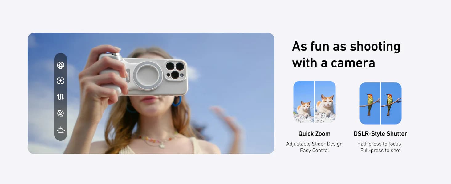 دسته شاتر مغناطیسی TELESIN Fun Shot Magnetic grip 2 — تصویر ۸