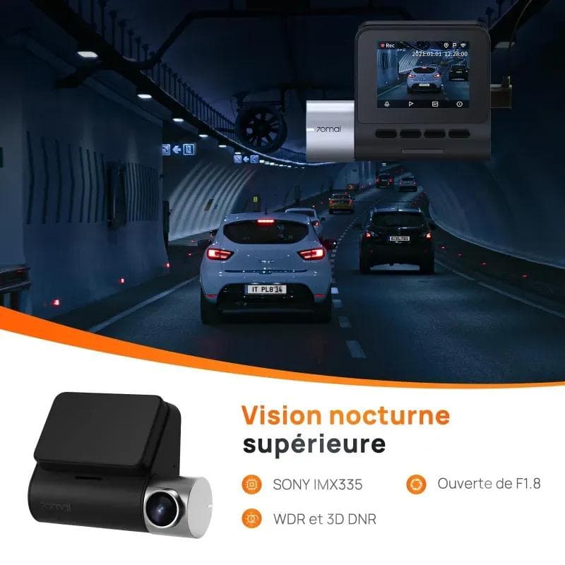 دوربین ثبت وقایع خودرو 70mai شیائومی مدل A500s Pro Plus+Rear Cam Set همراه دوربین عقب — تصویر ۱۰