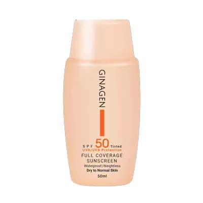 کرم ضد آفتاب رنگی پوست خشک و نرمال ژیناژن SPF50 — تصویر ۵