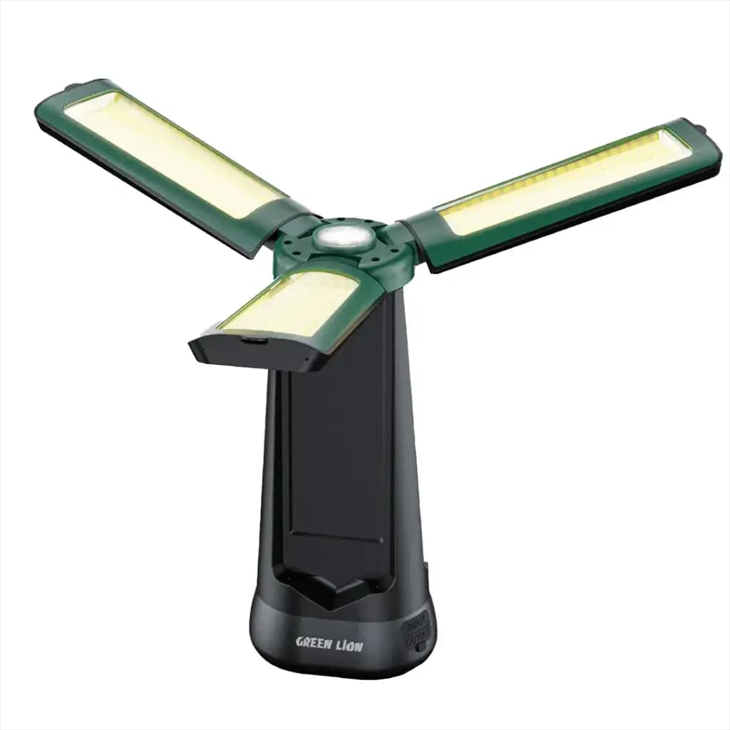 چراغ کمپینگ شارژی با سه پایه گرین لاین(GNTCLEX4LM)Green Lion Explorer Tripod Camping Light – Green — تصویر ۹