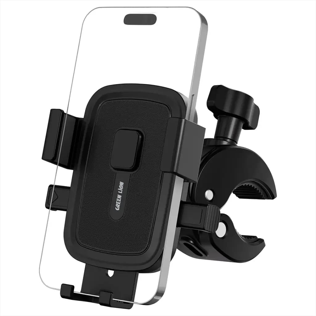 هولدر گیره ای موبایل دوچرخه و موتور گرین لاین(GNRIDHLDBK)Green Lion Ride Mount Bike Phone Holder – Black — تصویر ۵