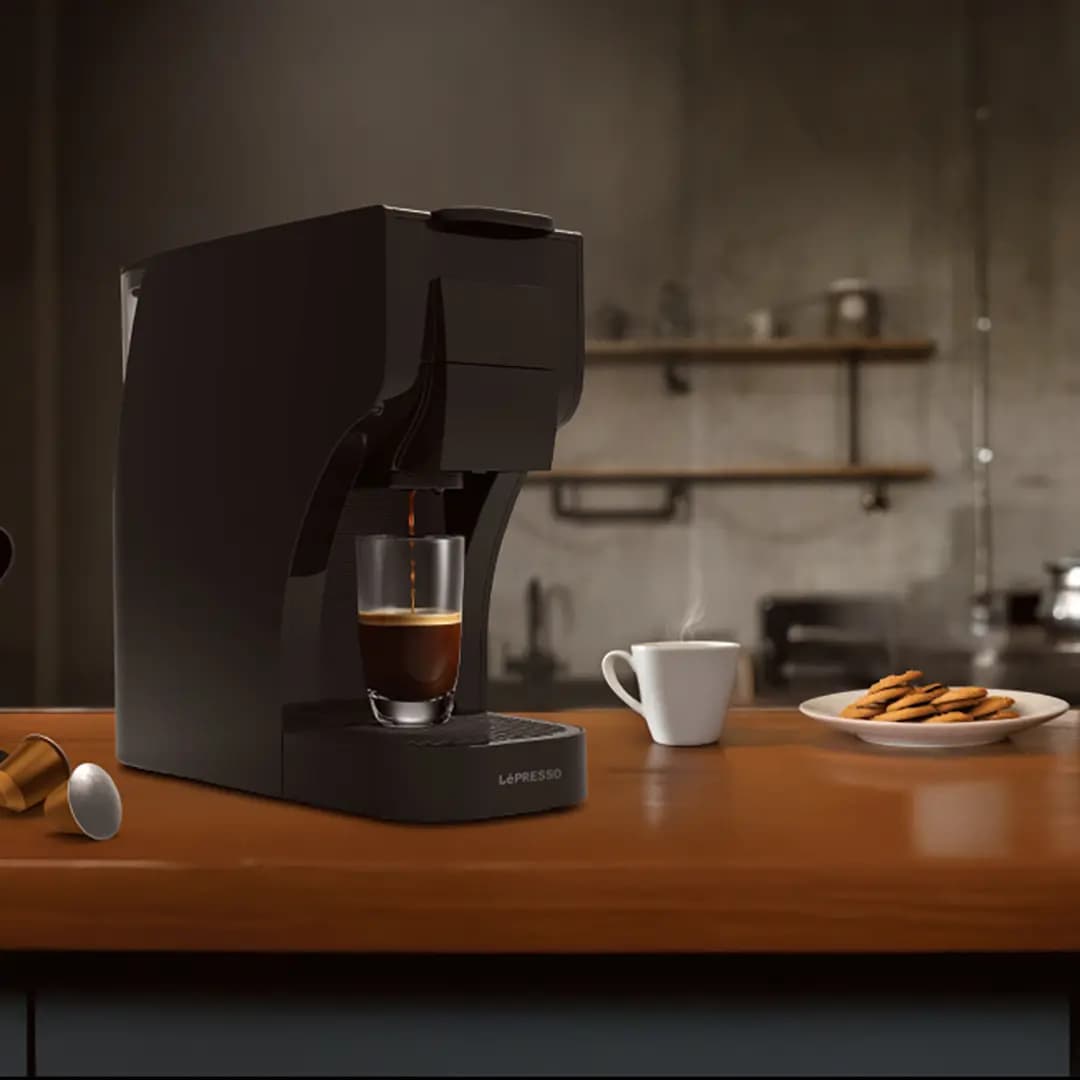 دستگاه اسپرسو ساز کپسولی اتوماتیک Trezza لپرسو(LPCM6618)Lepresso Trezza Multi-Capsule Coffee Machine — تصویر ۸