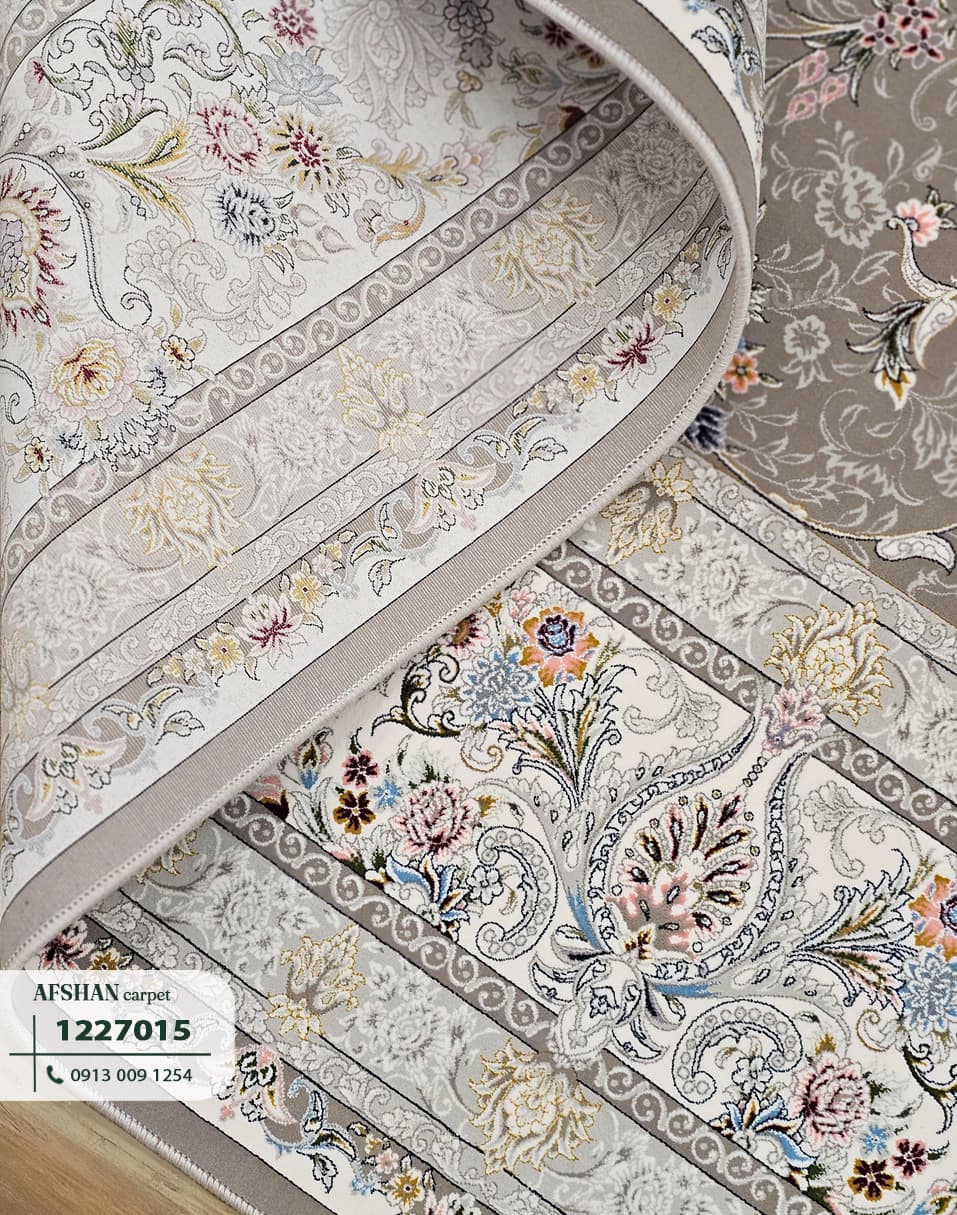 فرش1200 شانه آکرلیک طرح بهار کد1227014پگاه — تصویر ۵
