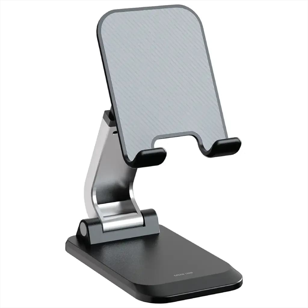 استند رومیزی جمع شونده موبایل و تبلت M2 گرین لاین(GNGX49HLD)Green Lion M2 Foldable Multi-Angle Phone Holder – Black