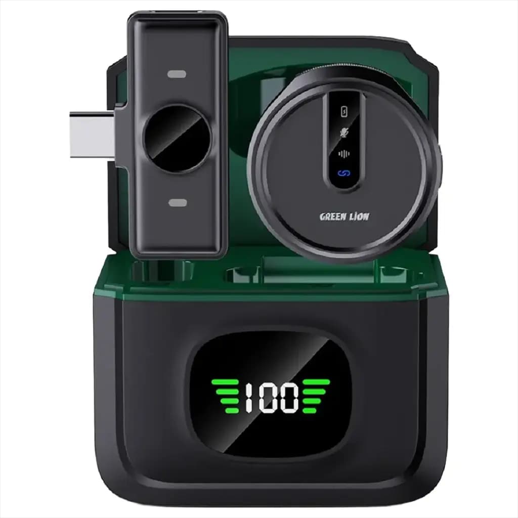 میکروفون تک کاربره بی سیم GM-88X گرین لاین(GN88XMICTC)Green Lion GM-88X Wireless Microphone with Digital Display
