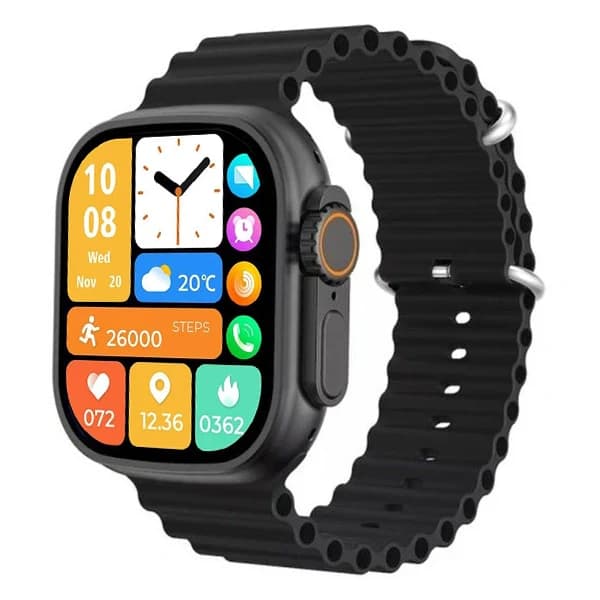 ساعت هوشمند آلمانی KEQIWEAR KW23 ULTRA 3 دارای سه بند وارداتی — تصویر ۳