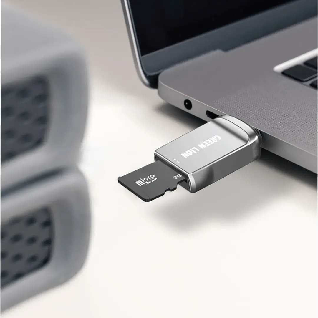 مبدل OTG میکرو SD گرین لاین SD Card Reader USB-C to Micro SD — تصویر ۲