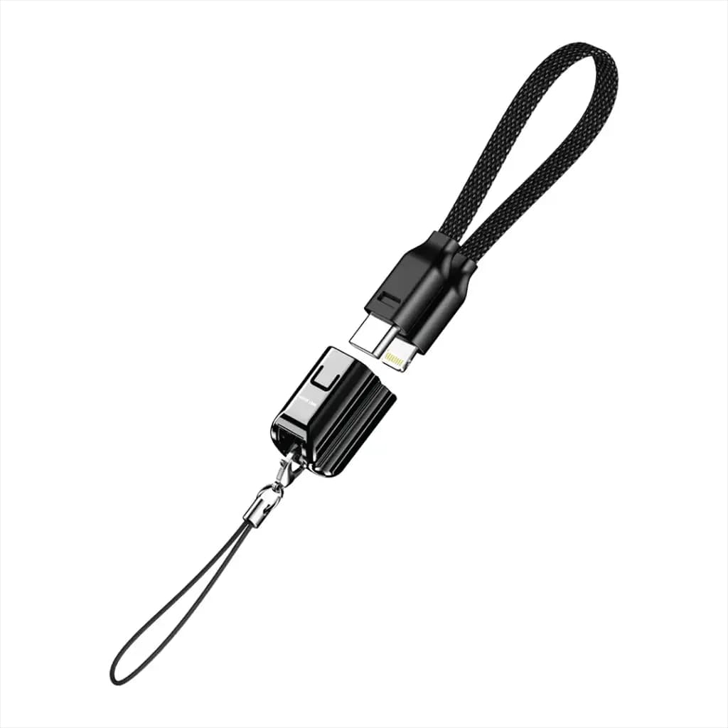 کابل USB-C به لایتنینگ گرین لاین(GNLANTC2LGBK)Green Lion Lanyard Cable USB-C to Lightning 30W