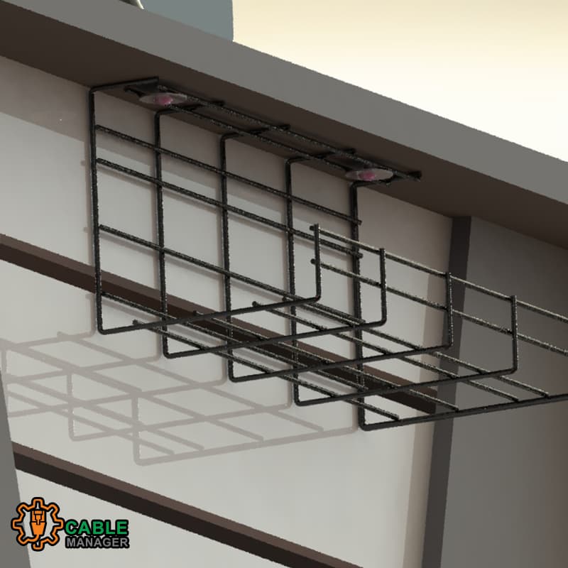 سبد کابل‌ زیر میز مدل طول 100 سانتیمتر — تصویر ۱۲
