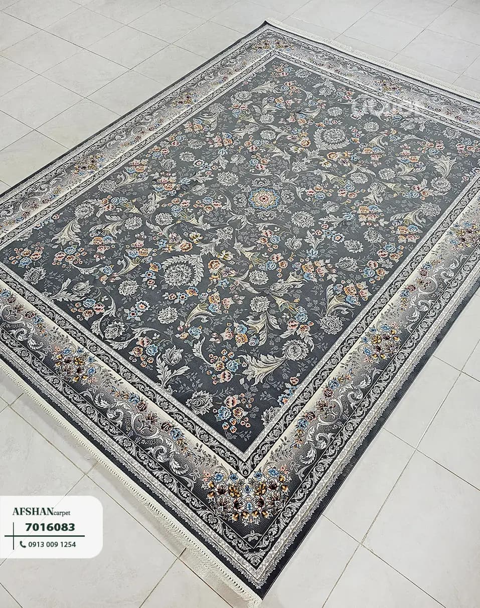 فرش 700 شانه آکرلیک طرح نوژان کد 7016083 لیا