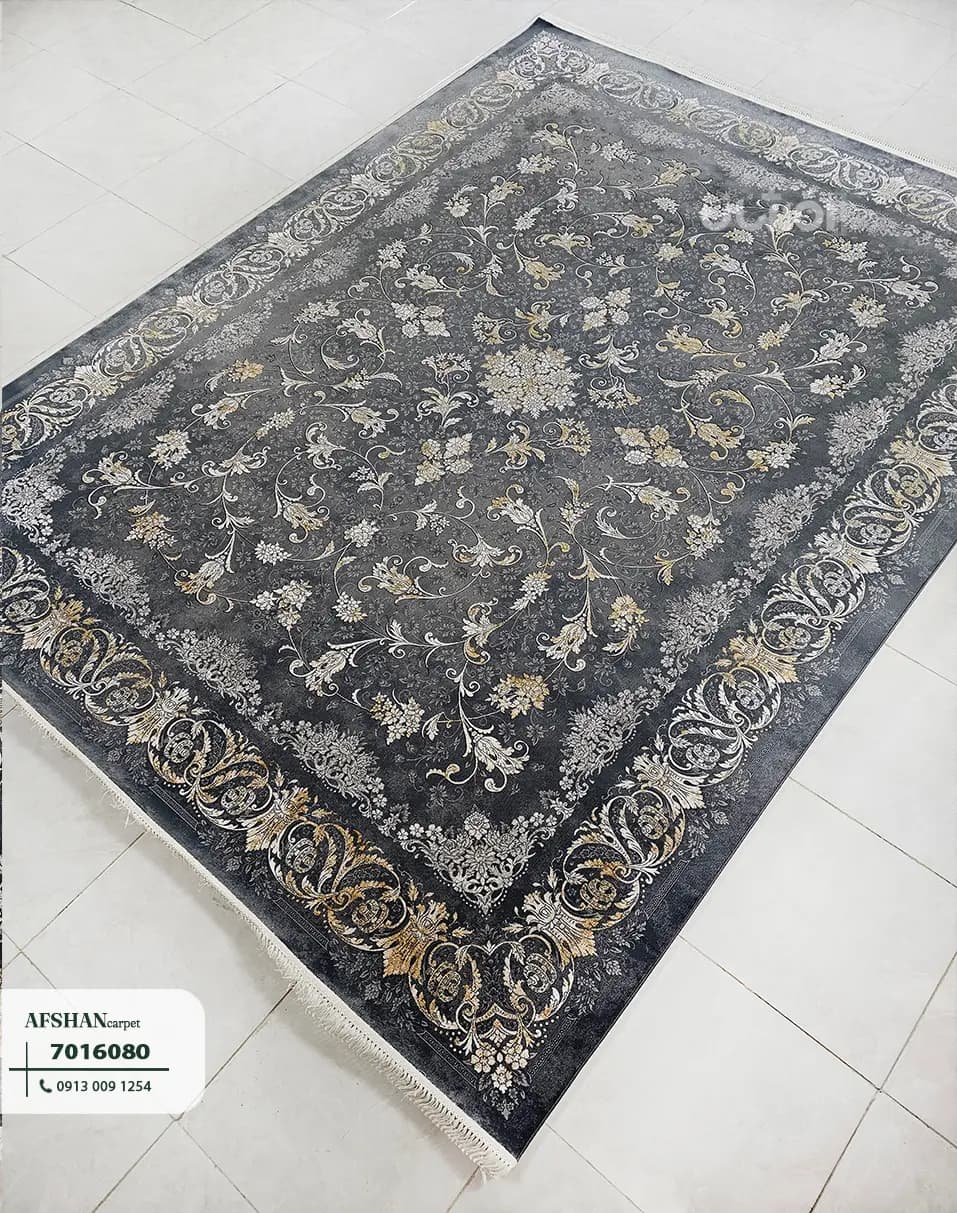 فرش 700 شانه آکرلیک طرح عرشیا کد 7016080 لیا