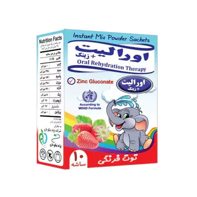 ساشه اورالیت پلاس زینک پژند نیکو دارو 10 عدد | درمان اسهال